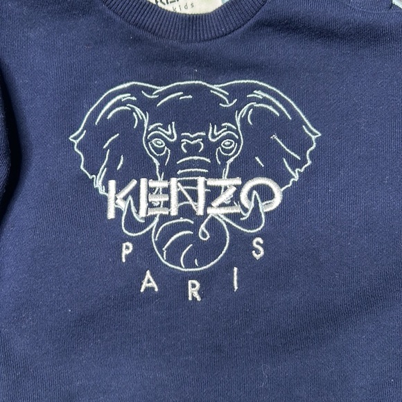 Blue baby boy Kenzo matching set - Picture 2 of 4